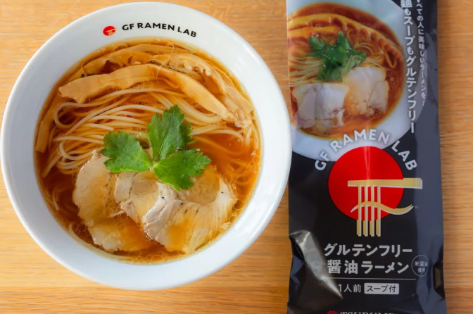 ◇ ケンミン食品「ＧＦ醤油ラーメン」、大阪の直営店で期間限定販売