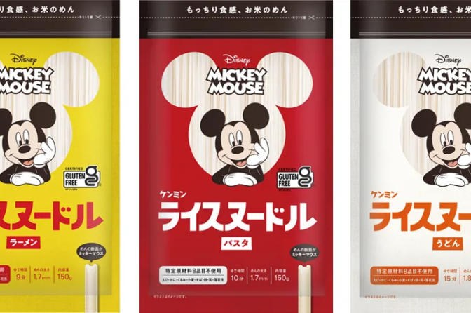 ◇ ケンミン食品、「ミッキーマウス」顔型ライスヌードルの「誕生秘話」