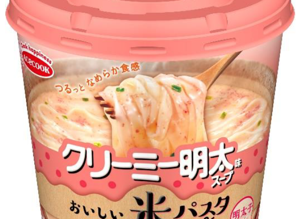 ◇ エースコックが新商品「米パスタ クリーミー明太味スープ」