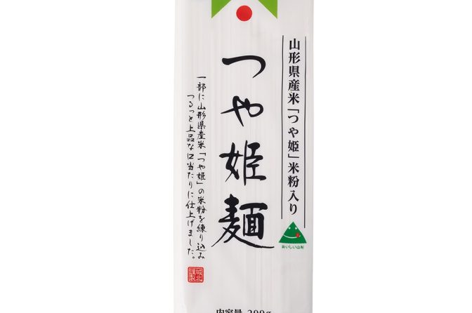 ◇ 城北麺工、米粉を練り込んだ「つや姫麺」