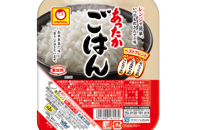 ◇ 東洋水産「マルちゃん」パックご飯を値上げ、６月から10％強