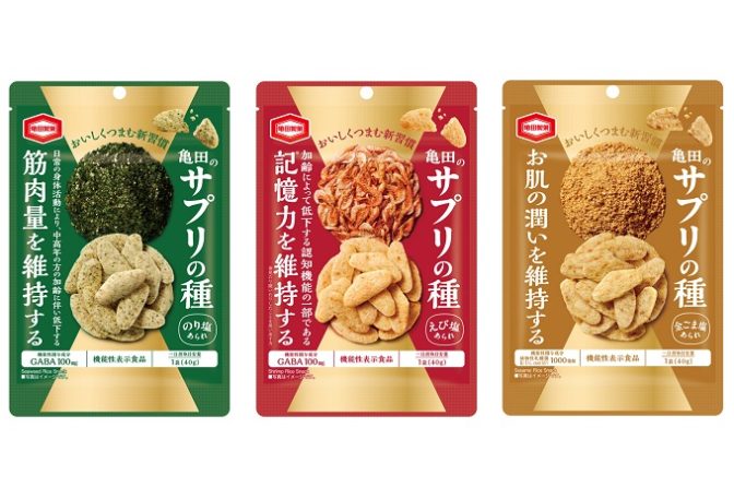 万博限定「亀田のサプリの種」が販路拡大、大阪府内セブンでも取扱い開始