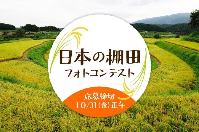 「日本の棚田フォトコンテスト」初開催、棚田の“今”を切り取る＝ヤマタネ